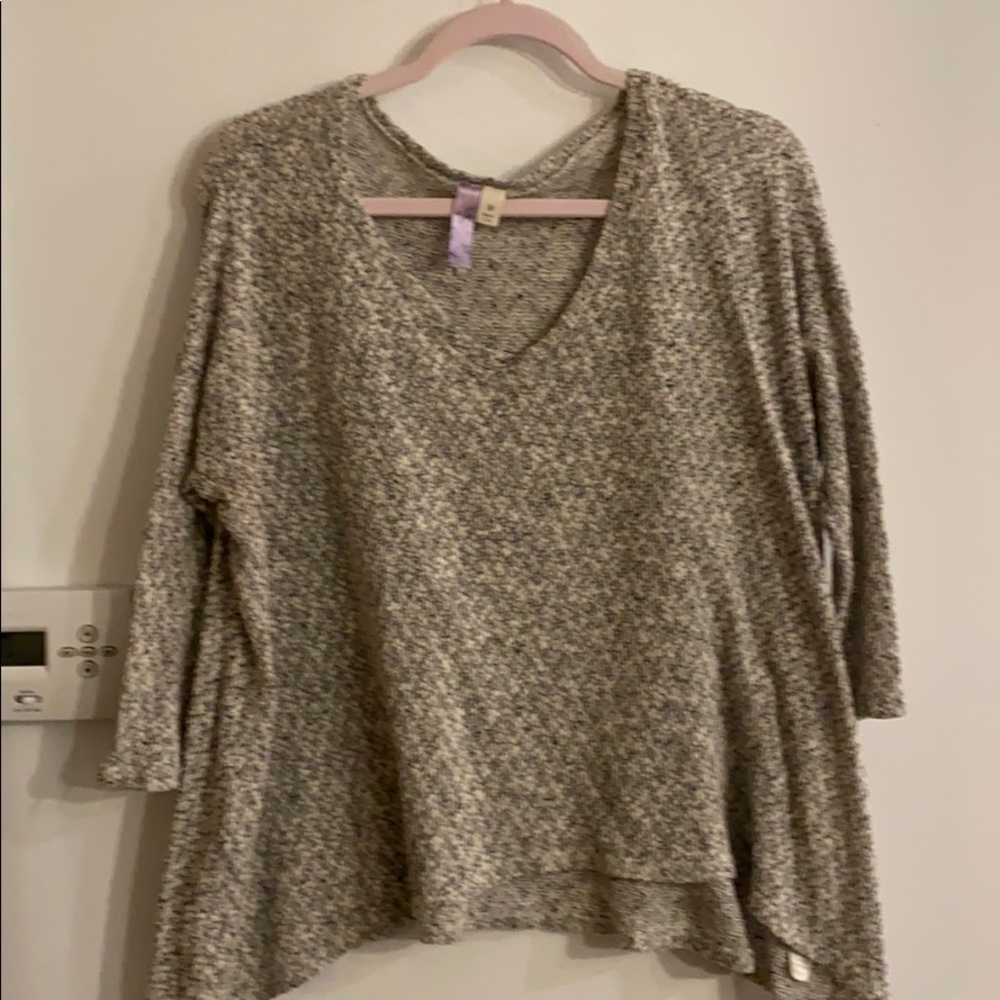 V-Neck Flowy Sweater
